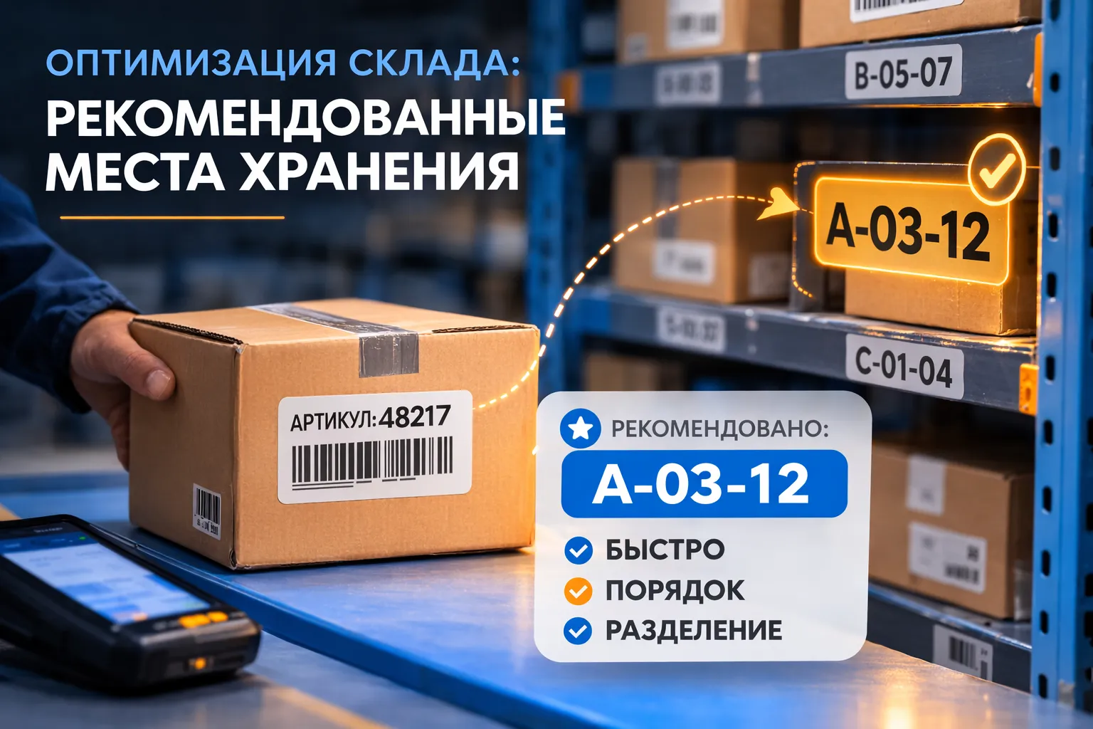 Разметка склада