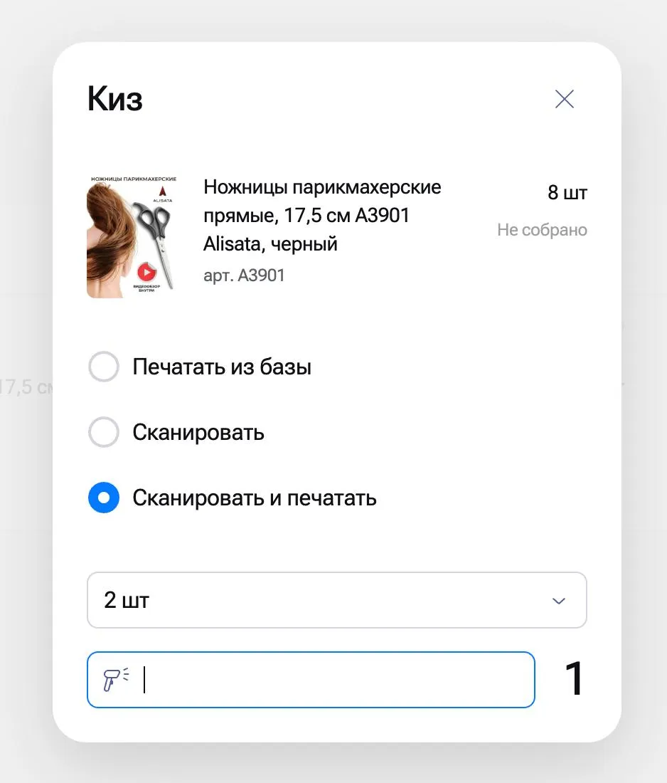 Новый режим: Дублирование КИЗ