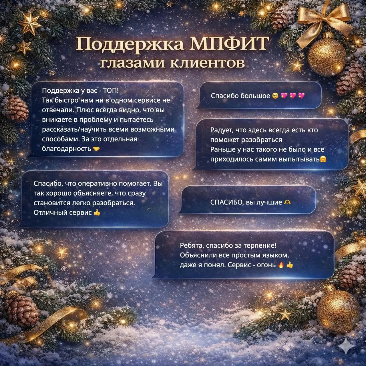 Поддержка МПФИТ — наша отдельная гордость ❤️